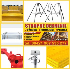 Stropne debnenie/ debnenie stlpov GeotuB - 10