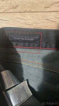 dvoje Tommy Hilfiger Bleecker 33/34 slim fit modre a cierne - 10