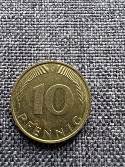 Nemecko - 10 Pfennig (9 ks) - 10