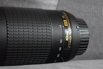 Nikkor 70 - 300 AF-P s VR stabil. - tele zoom objektiv nikon - 10