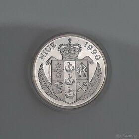 Strieborné mince v bubline - 10