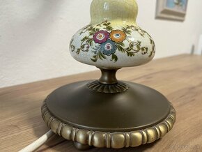 Starozitna stolná lampa porcelanova - 10