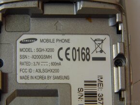 Samsung SGH-X200 Vyklápačka bez batérie skôr ND - 10