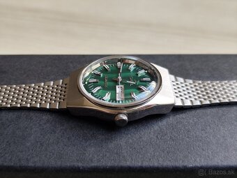 TIMEX Q Diver Reissue GMT - Green & Silver + Originál box - 10