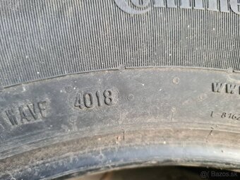 265/60r18 letné 4 ks CONTINENTAL dezén 8,1-7,8 mm - 10