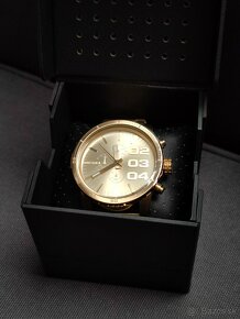 Zlaté hodniky DIESEL - Chronograph Gold, Originál s balením - 10