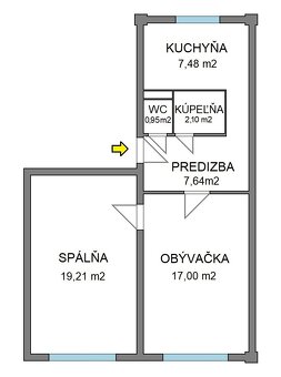 2-izbový byt, 56 m2, 3.posch, Košice Južná trieda - 10