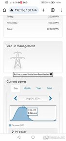 Predám kompletnú fotovoltaickú on grid elektráreň 2,5kW - 10