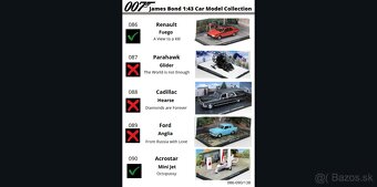 Kupim modely James Bond 1:43 - 10