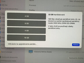 Apple iMac 27" 32 DDR4, 512 SSD - 10