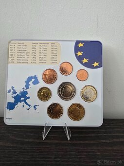 BU sady eurominci, euro mince 1 cent- 2€ nie PROOF - 10