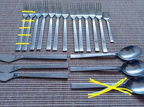 Príbory kompletné aj na doplnenie sady - 10