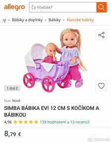 4ks mini bábiky Evu s príslušenstvom - 10