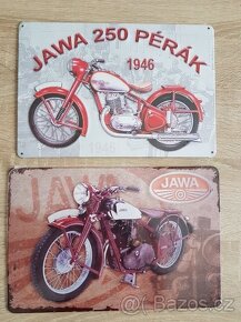 Retro plechové cedule JAWA - 10