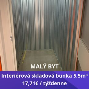 Osobné INTERIÉROVÉ sklady pre osbné veci - 10