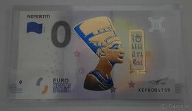 0€ / 0 euro suvenírová bankovka prítlač gold - výmena - 10