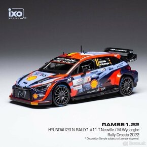 Modely Hyundai i20 N Rally1 1:43 IXO - 10