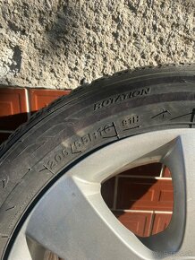 Alu disky 5x112 orig.škoda,pneu 205/55r16 - 10