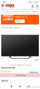 Hisense Smart tv 4k UHD 55 - 10