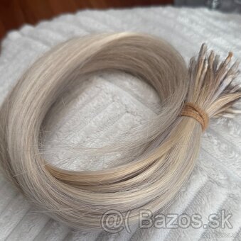 Ruske blond vlasy na predlzenie 65 -70 g dlzka 48-50 cm - 10