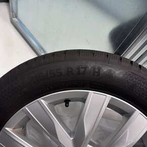 4ks zimna sada original VW, rozmer pneumatik 215/55 R17 - 10