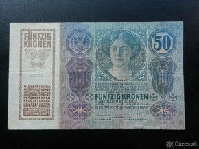 Staré vzácnejšie bankovky Rakúsko Uhorsko - 10