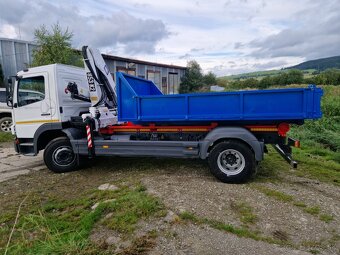 Mercedes Atego 1618 nosič kontajnerov s hydraulickou rukou - 10