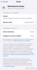 Apple Watch 10 42mm Jet Black GPS - nové - 10