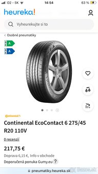 Pneumatiky 275/45 r20 - 10