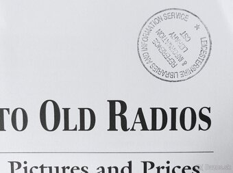 Kniha Guide To Old Radios – Průvodce světem starých rádií - 10