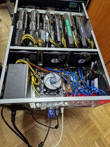 Predám kompletný mining rig s 6ks NVIDIA GTX 1080Ti - 10