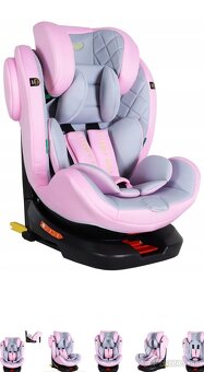 Nová autosedačka FARO 40-150cm,,ISOFIX, otočná... - 10