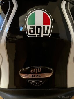 AGV K5 Helmet - Hurricane Black / Green / White - 10