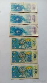 Ceskoslovenské bankovky s kolkom, slovenske bankovky - 10