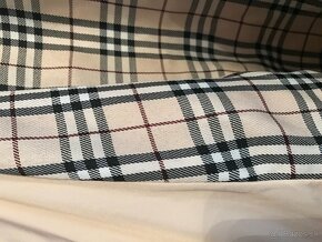 BURBERRY originál caramel luxusný dámsky kabatik L - 10