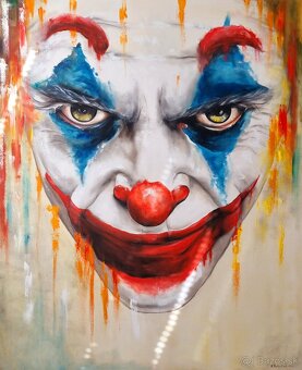 Olejomaľba Joker 120x100cm - 10