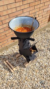 Raketova pec,záhradný gril,rocket stove. - 10