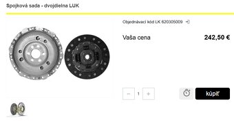 Spojková sada - dvojdielna LUK - 10