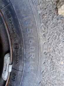 Plechové disky r14 originál Ford + letné 185/60r14 - 10