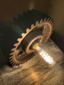 Industriálna lampa - ozubené koleso - 10