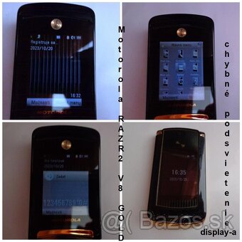 Motorola RAZR V3i STEELGRAY + RAZR2 V8 RAZR V3 E4 Dotyková - 10