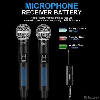 Digitálny mikrofón bezdrôtový + komplet : nový a zabalený - 10