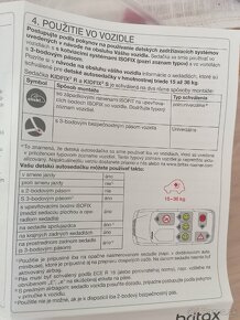 Detská autosedačka Britax römer 15 - 36 kg - 10