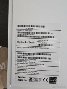 MacBook Pro M1 13 256/16GB - 10