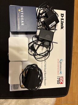 Router D Link AC750 + switche D Link - 10