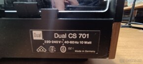 Dual cs 701 - 10