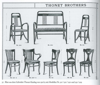 sedenie Thonet,Wiener Werkstätte - 10