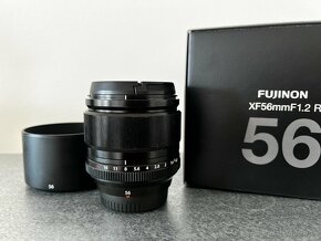 56mm f1.2 portrétny objektív pre Fujifilm X - 10