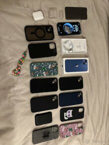 Predám iPhone13 128GB Blue + Airpods 2 + 10 obalov + Sklo - 10