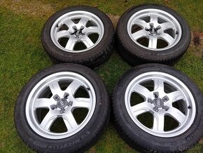 17" ALU 5x112 orig AUDI + zimné 225/50 r17 Michelin cez 8mm - 10